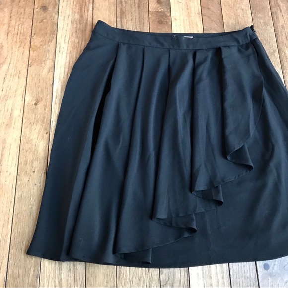 Cato Dresses & Skirts - NWT Cato Black Pleated Ruffle Skirt Size 12   *J10